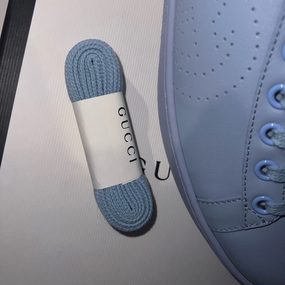 GUCCI Interlocking G Logo Leather Sneakers - Picture 7 of 16